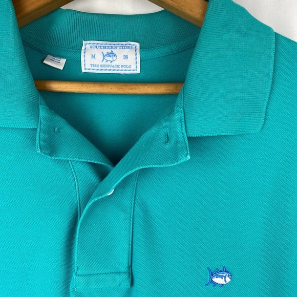 Southern Tide | The Skipjack Polo | Teal | Med - Picture 2 of 6